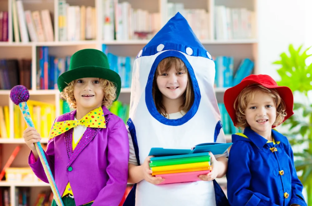 Children dressed as characters