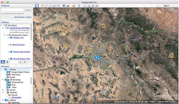 Google Earth Aerial View